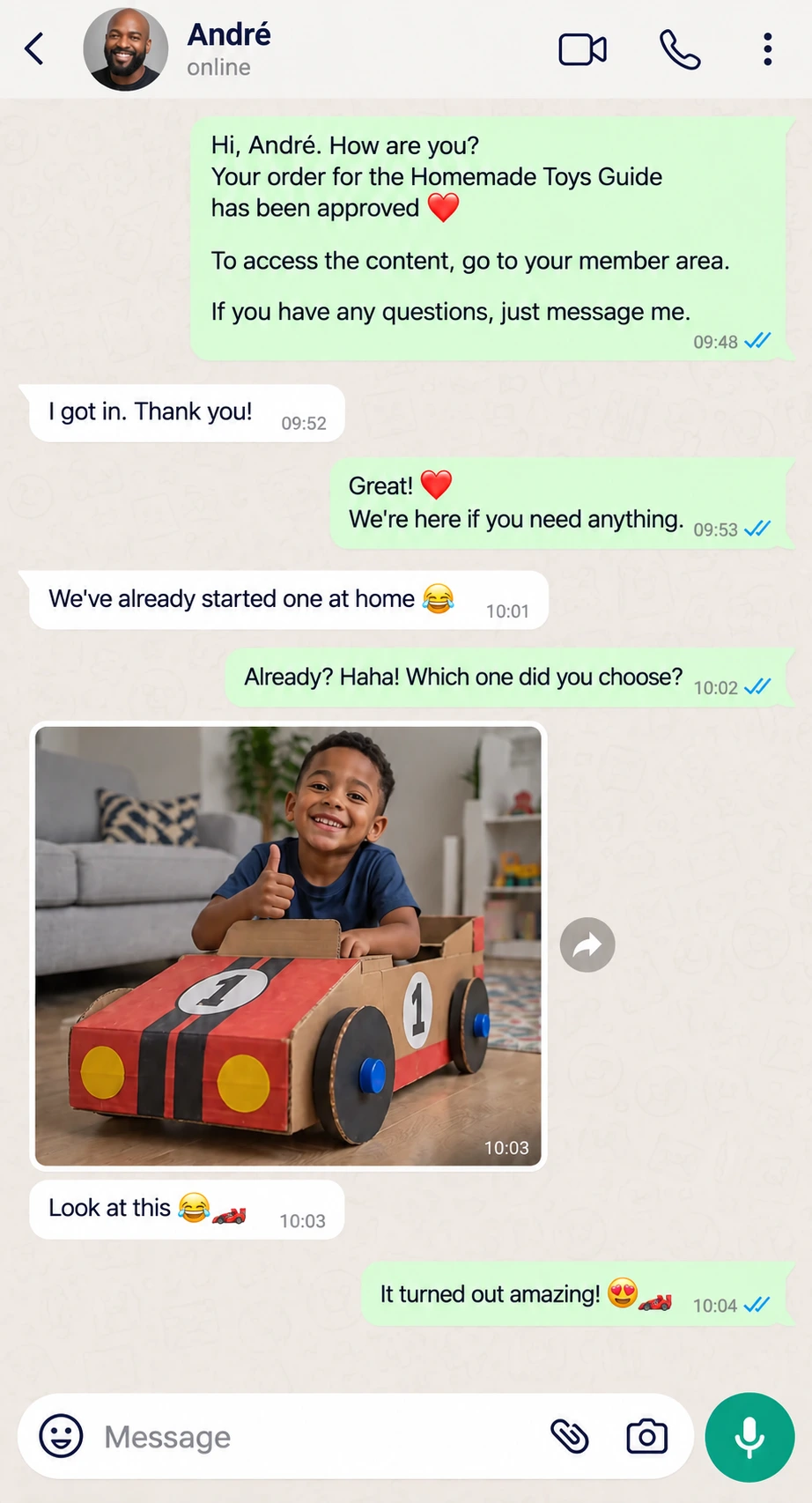 Translated reference customer feedback